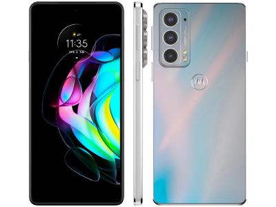 Smartphone Motorola Edge 20 128GB Branco 5G 8GB RAM Tela 6,7” Câm. Tripla + Selfie 32MP