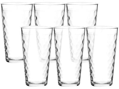 Jogo de Copos de Vidro 350ml 6 Peças Nadir
