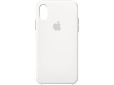 Capa de Silicone Branca para iPhone XS Max