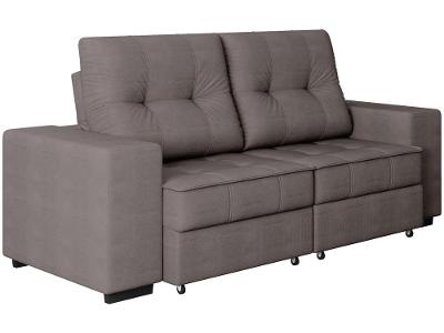 Sofá Retrátil Reclinável 3 Lugares Suede Moviment Artesano Linoforte