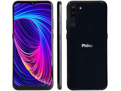 Smartphone Philco Hit P12 128GB Dark Blue 4G 4GB RAM Tela 6,52” Câm. Quádrupla + Selfie 8MP
