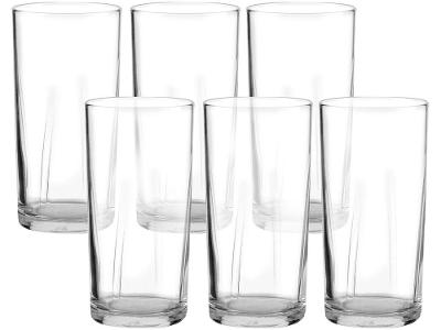 Jogo de Copos de Vidro 300ml 6 Peças Nadir