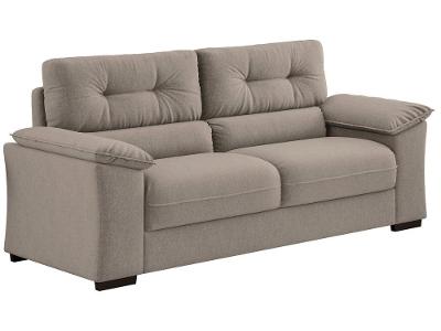 Sofá 3 Lugares Suede Decore Cascaya Linoforte