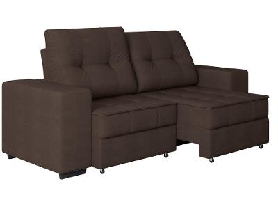 Sofá Retrátil Reclinável 3 Lugares Suede Moviment Artesano Linoforte