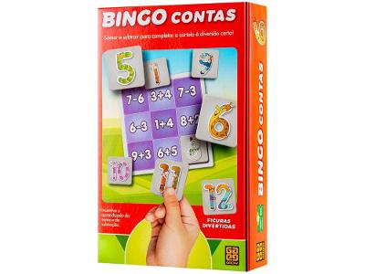 Jogo Bingo Contas Tabuleiro Grow