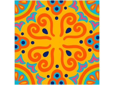 Adesivo de Azulejo Abstrato PVC Adesif N1905775