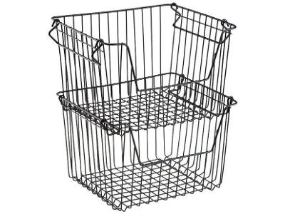 Cesto Organizador Retangular Arthi Black