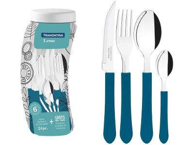 Faqueiro Tramontina Inox Leme 24 Peças