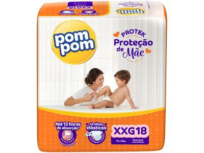 Fralda Pom Pom Protek Proteção de Mãe Jumbo