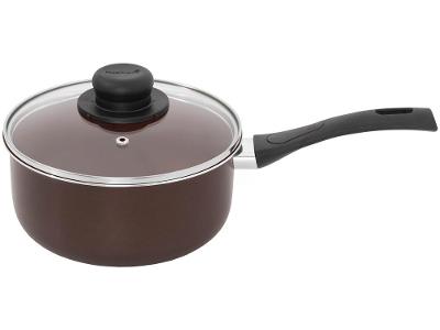 Panela Multiflon Antiaderente de Alumínio Terracota 18cm 1,8L 19118