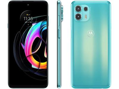 Smartphone Motorola Edge 20 Lite 128GB Verde 5G 6GB RAM Tela 6,7” Câm. Tripla + Selfie 32MP