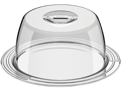 Porta Queijo Inox com Tampa Tramontina Ciclo