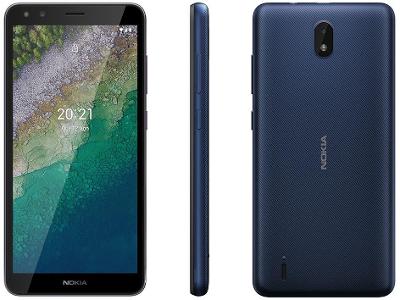 Smartphone Nokia C01 Plus 32GB Azul 4G Octa-Core 1GB RAM Tela 5,45” Câm. 5MP + Câm. Selfie 5MP