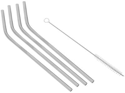 Canudo de Inox Tramontina Brava 64600130 com Escova 5 Peças