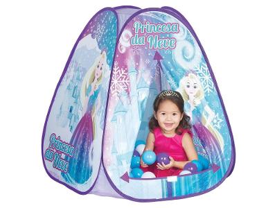 Toca Infantil Princesa da Neve com 60 Bolinhas