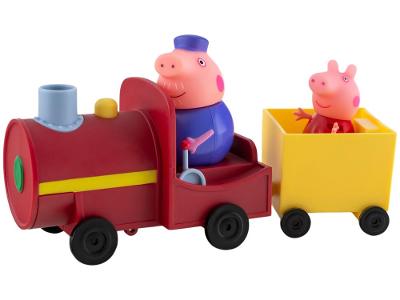 Boneco Peppa Pig Trêm do Vovô Pig 9,1cm