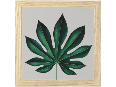 Quadro Decorativo Folhagens 23,5x23,5cm 