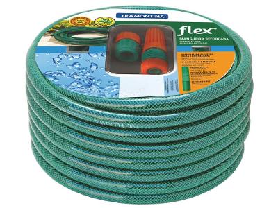 Mangueira Flex Tramontina 10m com Esguicho Engate Rosqueado