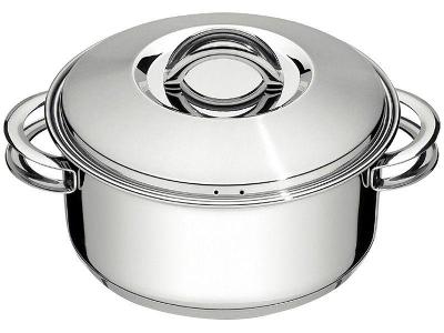 Caçarola Rasa Inox Fundo Triplo 28cm 7,1L Solar Tramontina 62503280