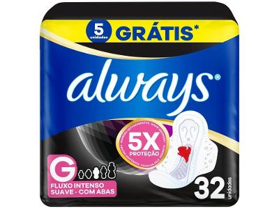 Absorvente Noturno Always Noites Tranquilas Suave G