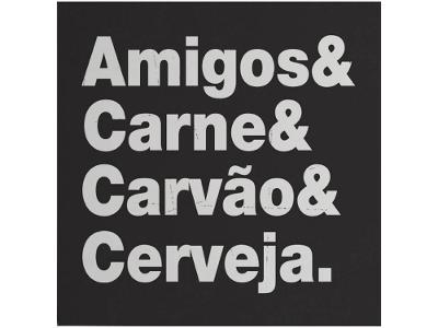 Placa Decorativa MDF Open Bar 20x20cm