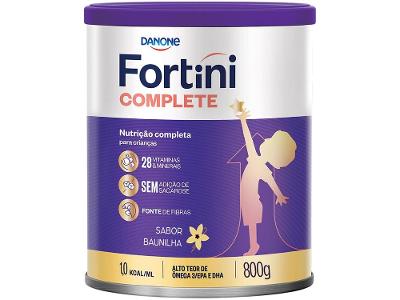 Suplemento Alimentar Infantil Fortini Baunilha Complete 800g