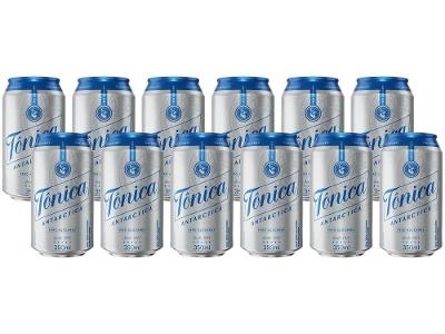 Água Tônica Antarctica Zero Açúcar 350ml 12 Unidades Lata