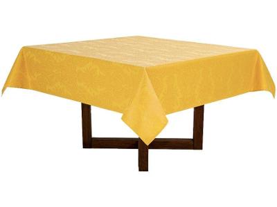 Toalha de Mesa Quadrada Karsten Calêndula 180x180cm Sempre Limpa Tropical