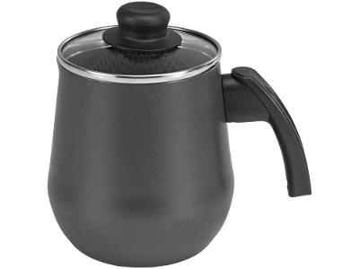 Bule de Café e Chá de Alumínio Cinza com Tampa