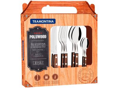Faqueiro Tramontina Inox 24 Peças Polywood 21199/905