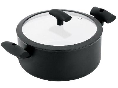 Caçarola Hercules Antiaderente Preto 5L 24cm