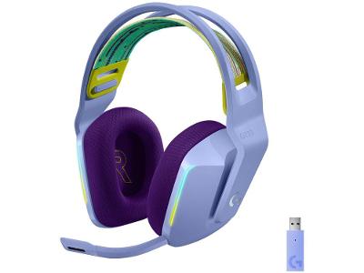 Headset Gamer Logitech G733 PC MAC PS4 sem Fio 7.1