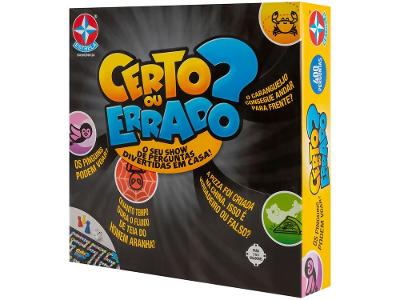 Jogo Certo ou Errado Tabuleiro