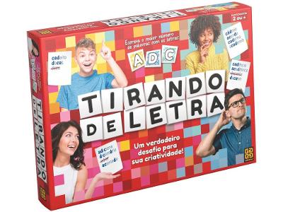 Jogo Educativo Tirando de Letra Tabuleiro Grow