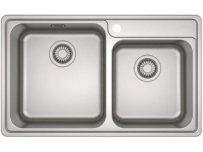 Cuba para Cozinha de Sobrepor Franke Inox Dupla
