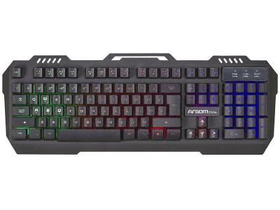Teclado Gamer USB Argom Combat RGB Preto