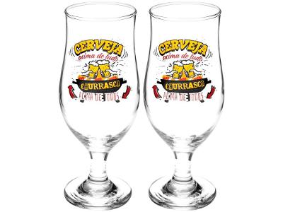 Jogo de Taças de Vidro 340ml 2 Peças