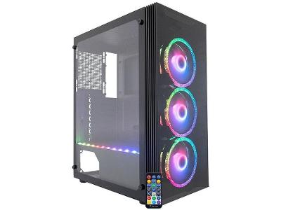 Gabinete Gamer K-Mex Asgard Star RGB Mid Tower