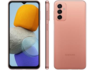 Smartphone Samsung Galaxy M23 128GB Cobre 5G Octa-Core 6GB RAM 6,6” Câm. Tripla + Selfie 8MP