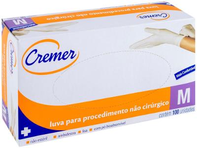 Luva de Procedimento Látex Não Cirúrgico Cremer