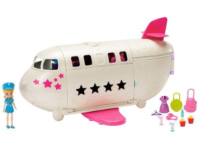 Polly Pocket Mega Jato De Viagem 35cm