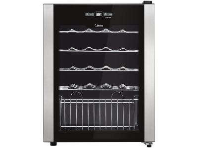 Adega Climatizada Midea 24 Garrafas com Painel Touch WBB241 com Compressor