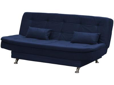 Sofá-cama Casal 3 Lugares Reclinável Veludo Light Matrix Salomé