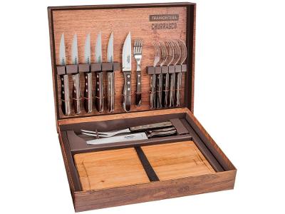 Kit Churrasco com Caixa Tramontina 21198/970 15 Peças