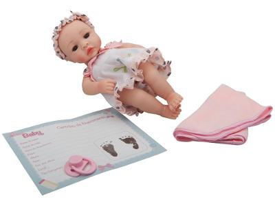 Bebê Reborn Mini Mary Laura Baby 30cm 