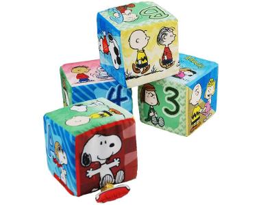 Blocos de Montar Snoopy Yes Toys 4 Peças 
