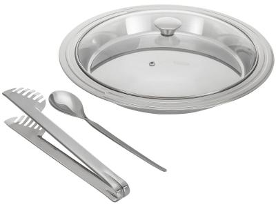 Kit para Arroz e Massa em Inox 3 Peças