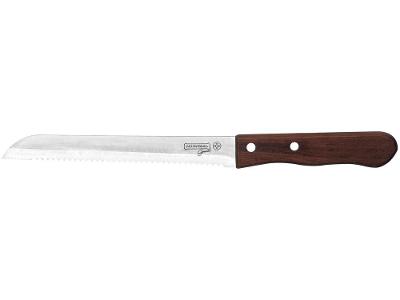 Faca para Pão Mundial Inox 8” Wood