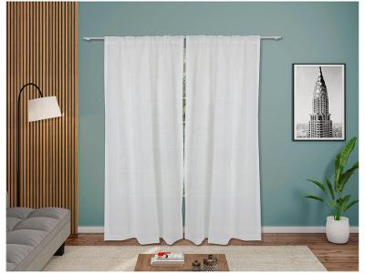 Cortina Lartex Voil Cinza Claro Antun 230x270cm