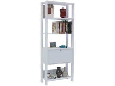 Estante para Livros 1 Porta 4 Prateleiras